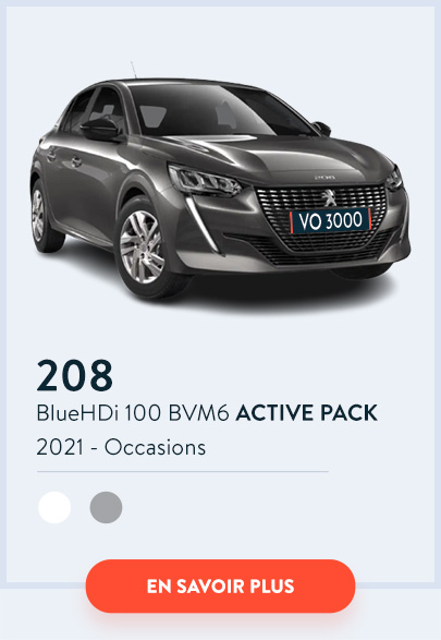 PEUGEOT 208 BlueHDi 100 BVM6 Active Pack